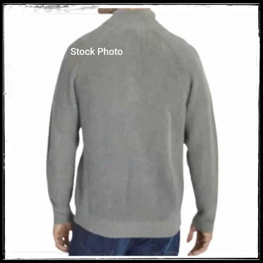 Eddie Bauer*Mens Grey Pullover Sweater - Picture 6 of 10